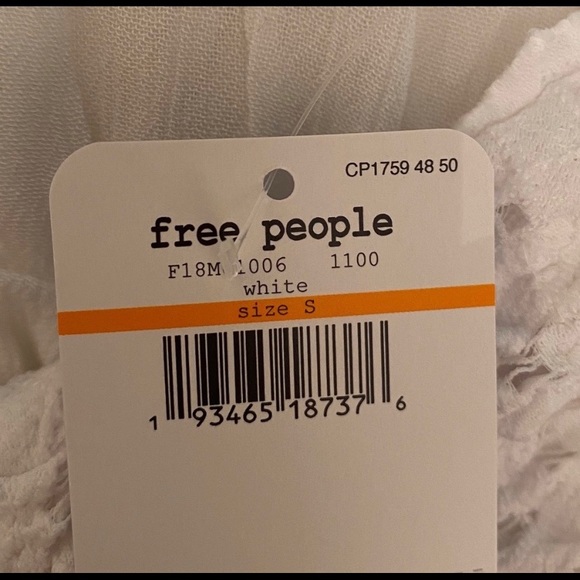 XS Free People💕 Adella Slip Dress White - Picture 6 of 9